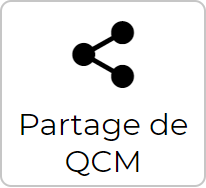 bouton Partage de QCM
