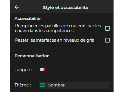 capture cran Style et Accessibilit